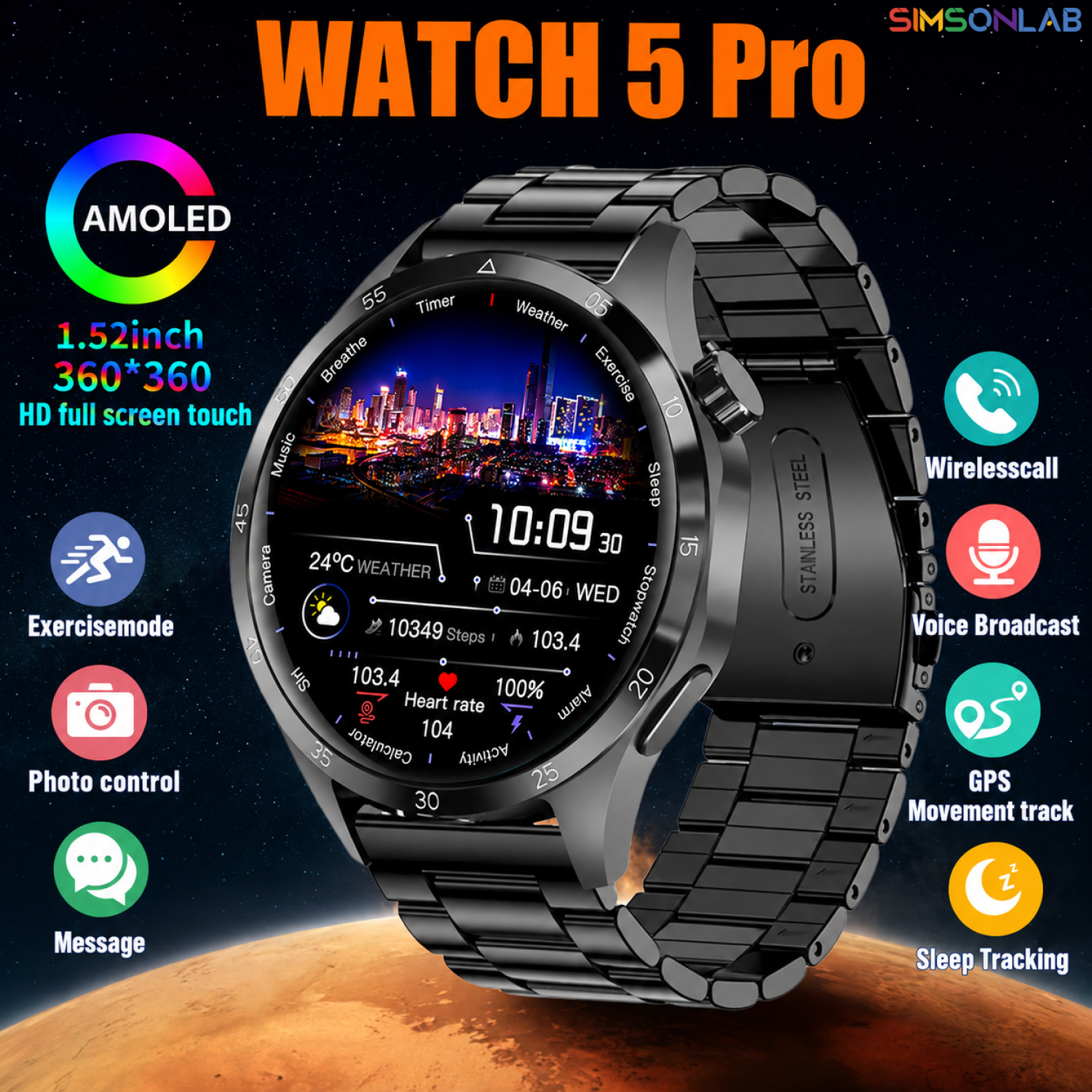 Photography Lighting Assistant - 2026 Watch 5 Pro GPS Track