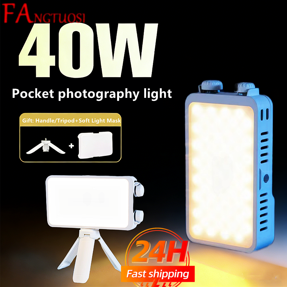 Photography Lighting Handheld - 40W Handheld Fill Light Portable Pocket
