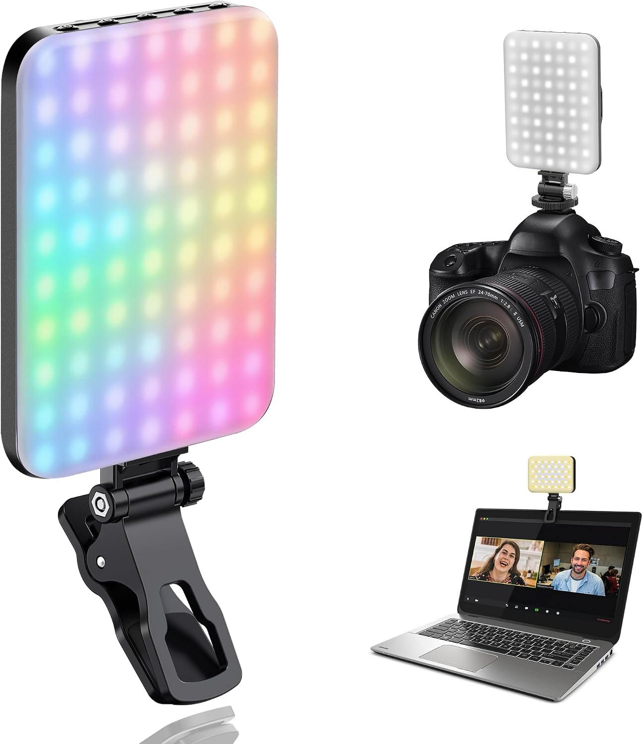Photography Lighting Portable - 108 LED RGB Video Light, 2500K-6500K,