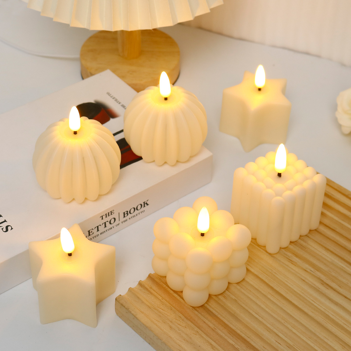 Led Candle  Cube for Wedding,  – обзор и цена Photography And Lighting