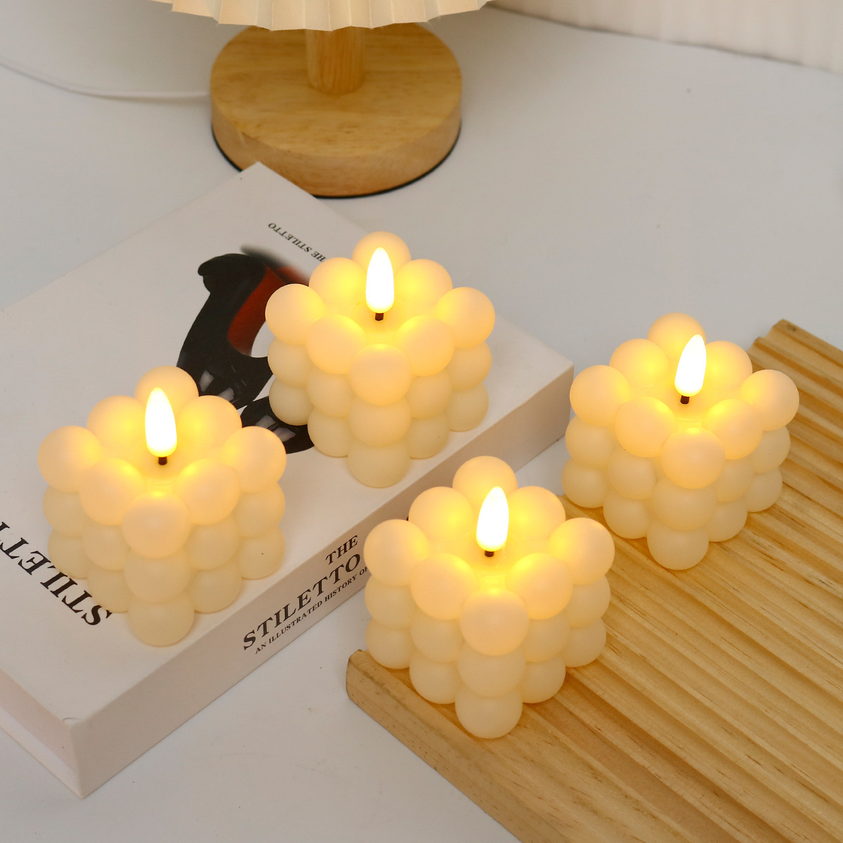 Led Candle  Cube for Wedding,  – обзор и цена Photography And Lighting