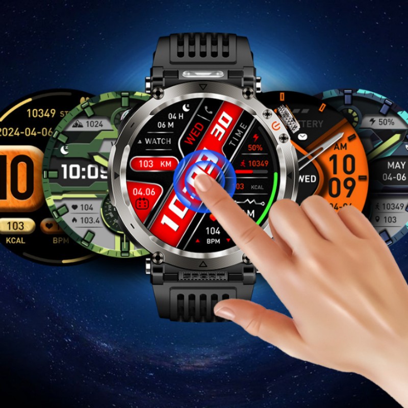 Flashlight Smart Watch Men BT  – обзор и цена Photography Lighting Assistant