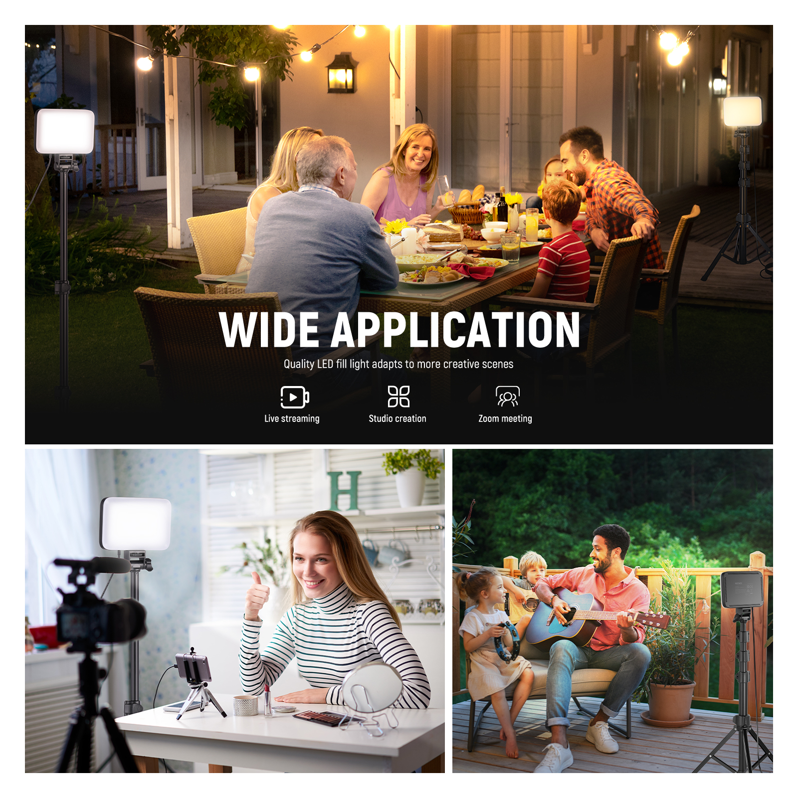NEEWER LED Video Light Panel L – обзор и цена Photography Lighting Kit Neewer