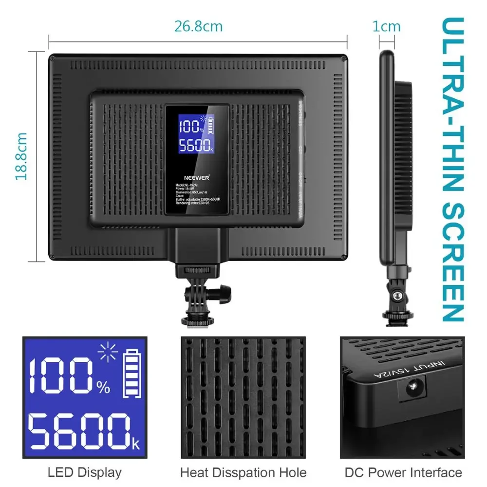 Neewer LED Video Light Camera  – обзор и цена Photography Lighting Kit Neewer