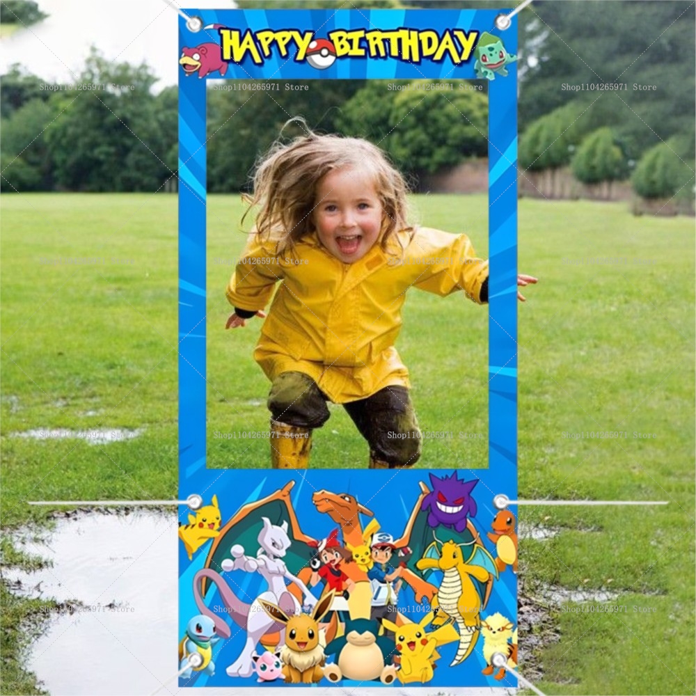 Pokemon Pikachu Photo Booth Fr – обзор и цена Photography Lighting Backdrop