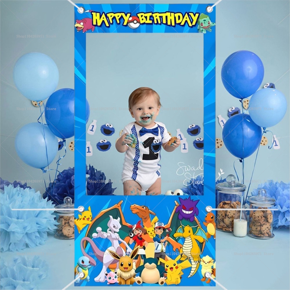 Pokemon Pikachu Photo Booth Fr – обзор и цена Photography Lighting Backdrop