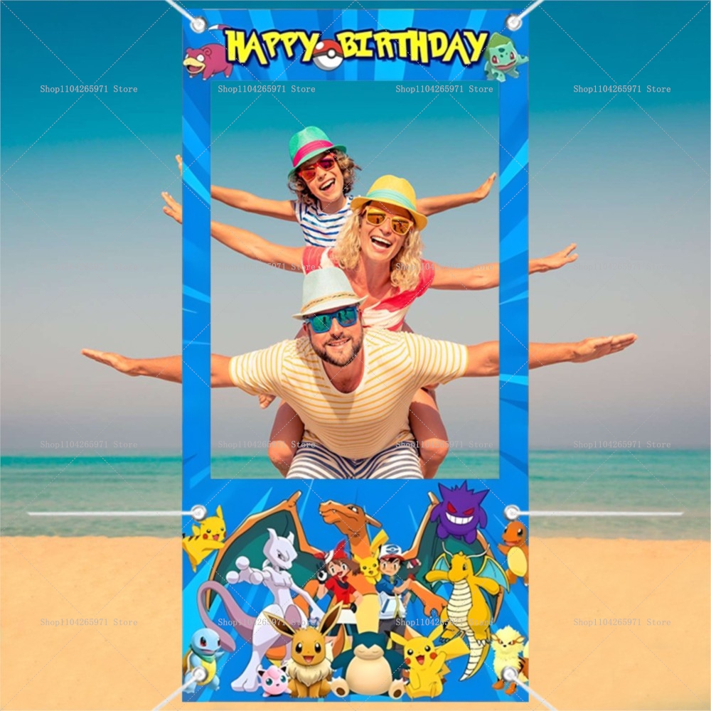 Pokemon Pikachu Photo Booth Fr – обзор и цена Photography Lighting Backdrop