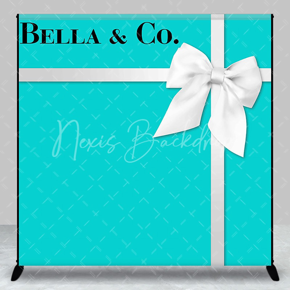 Custom Name Bow Turquoise Blue – обзор и цена Photography Lighting Backdrop