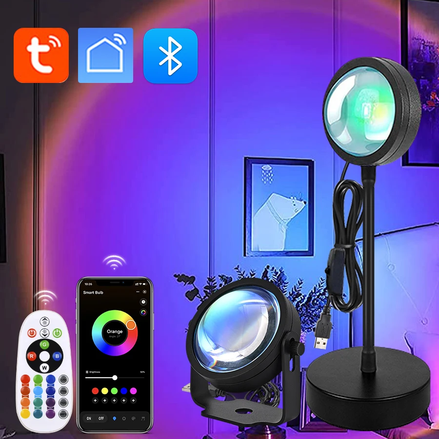 Tuya Smart Sunset Projector La – обзор и цена Photography Lighting Mood