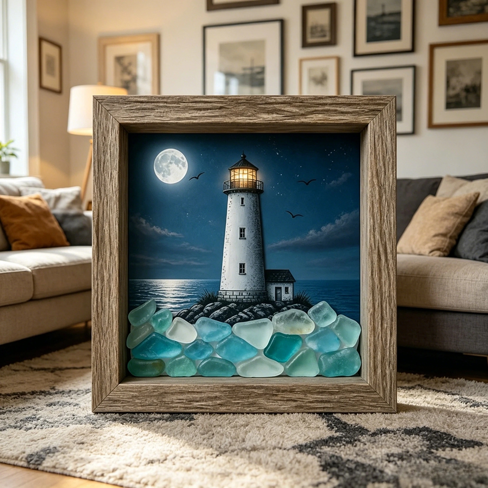 Coastal Lighthouse Sea Glass N – обзор и цена Lighting Glass Photography
