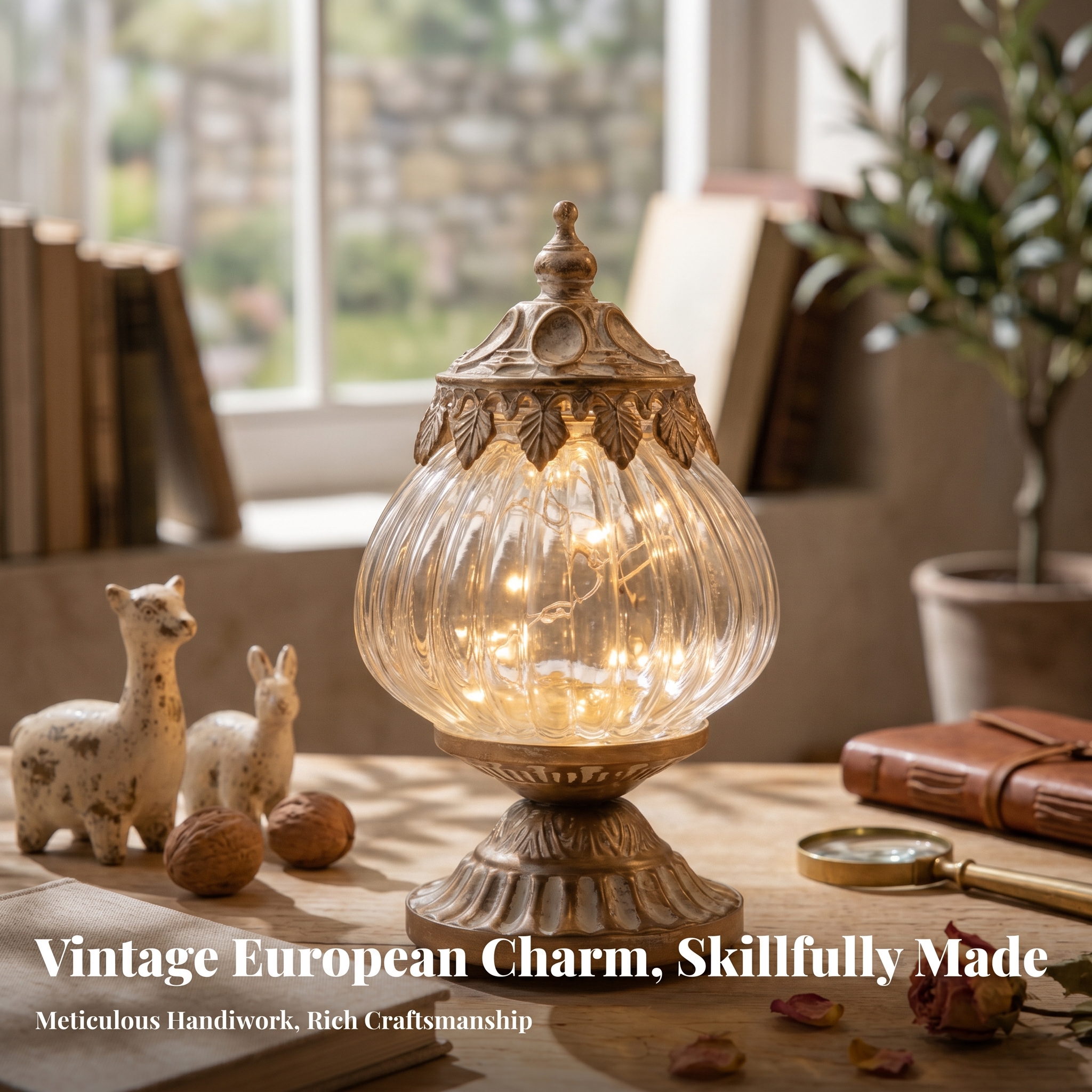 Vintage Ribbed Glass Lantern O – обзор и цена Photography And Lighting