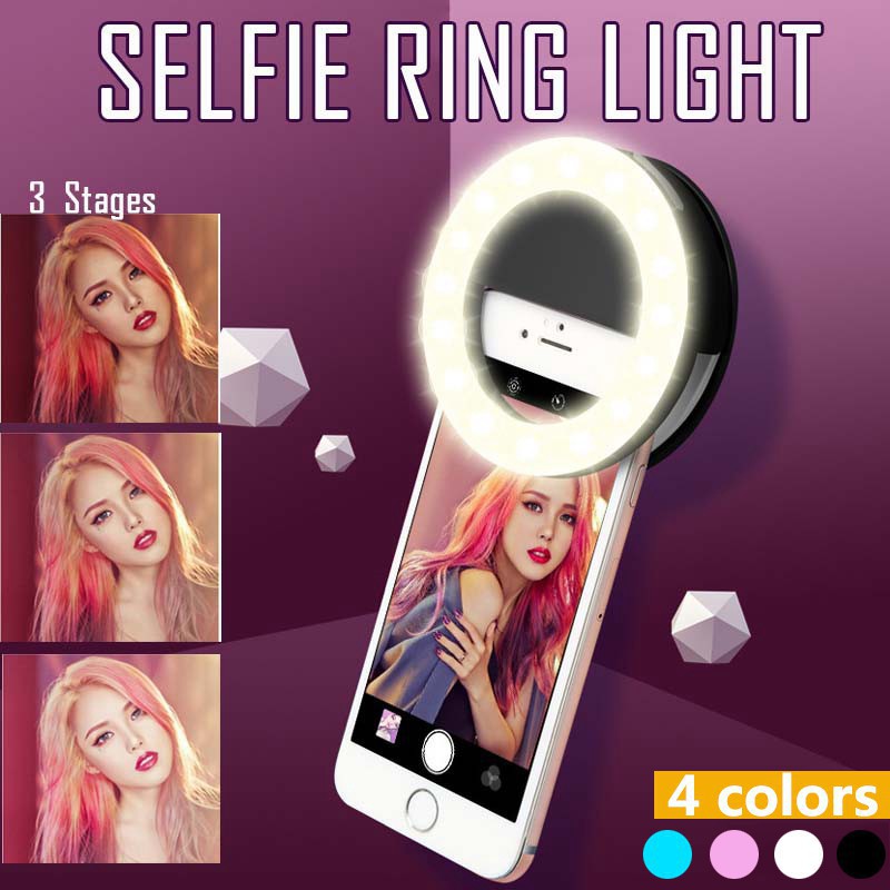 LED Selfie Ring Light 3 Level  – обзор и цена Photography Lighting Flash