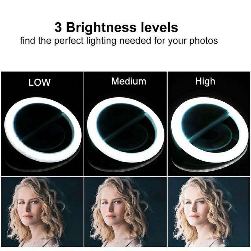 LED Selfie Ring Light 3 Level  – обзор и цена Photography Lighting Flash