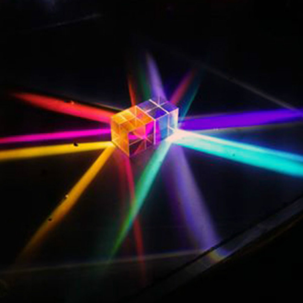 Glass Cube 12.7mm Dichroic Pri – обзор и цена Lighting Glass Photography