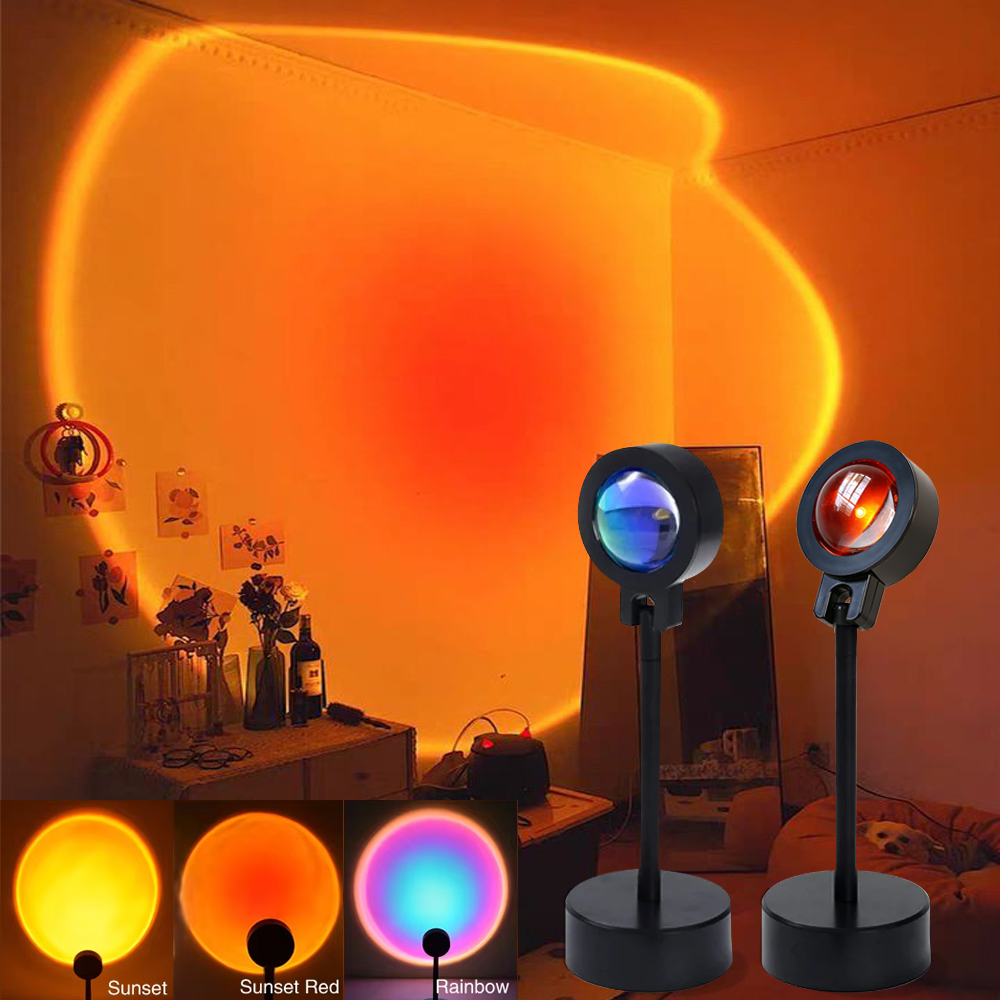 Sunset Lamp LED Rainbow Neon N – обзор и цена Photography Lighting Mood