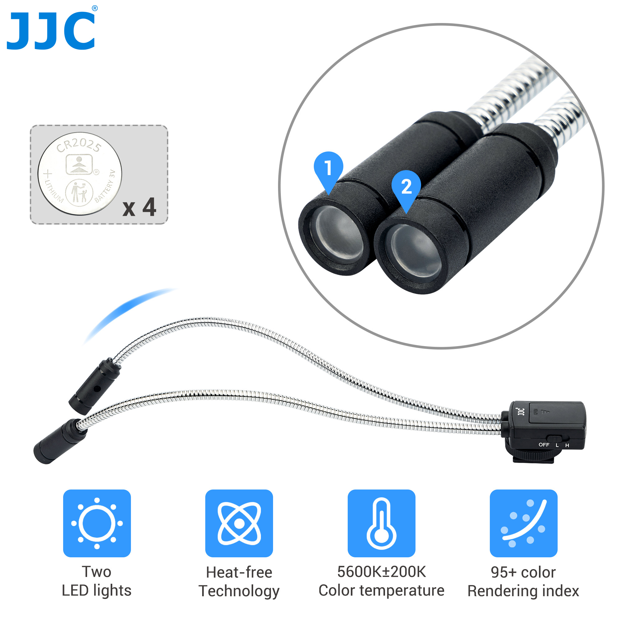 JJC Macro LED Arm Lamp Flash L – обзор и цена Flower Photography Led Lighting Pack