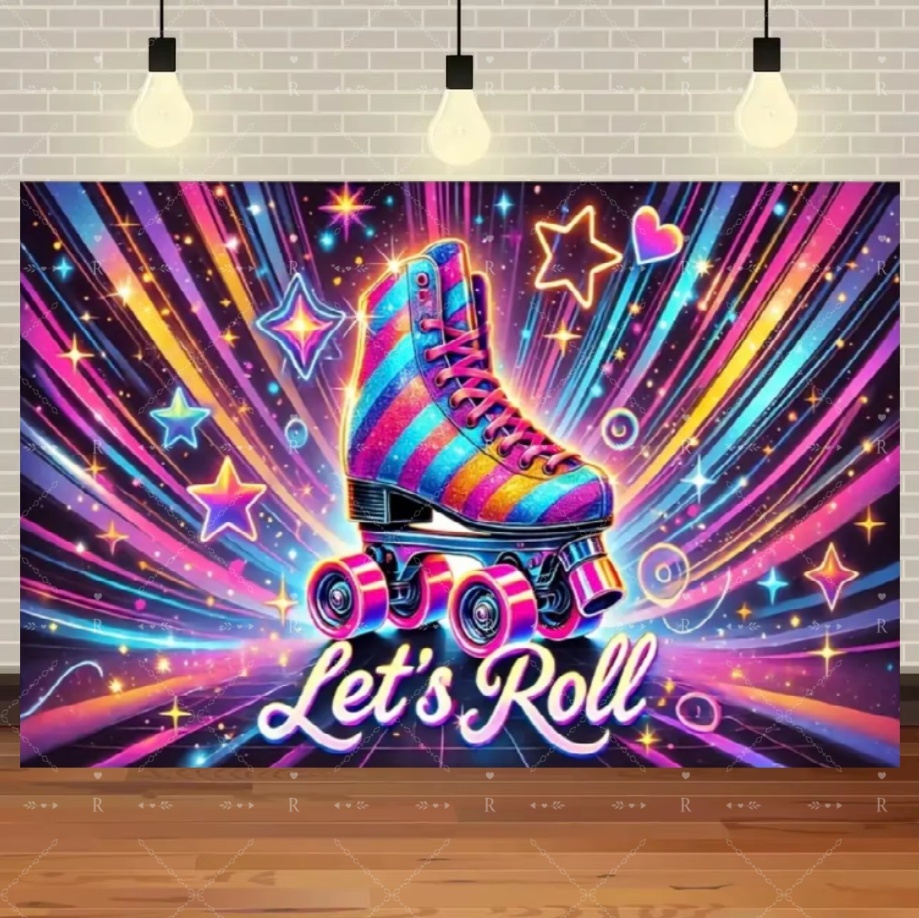 Roller Skating Shoes Theme Bir – обзор и цена Photography Lighting Backdrop