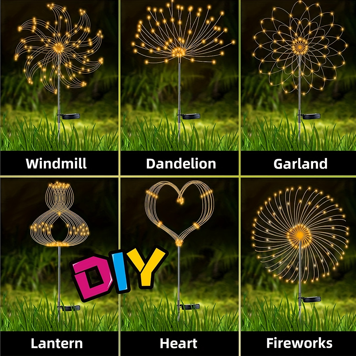 1 Pack Solar Firework Lawn Lig – обзор и цена Flower Photography Led Lighting Pack