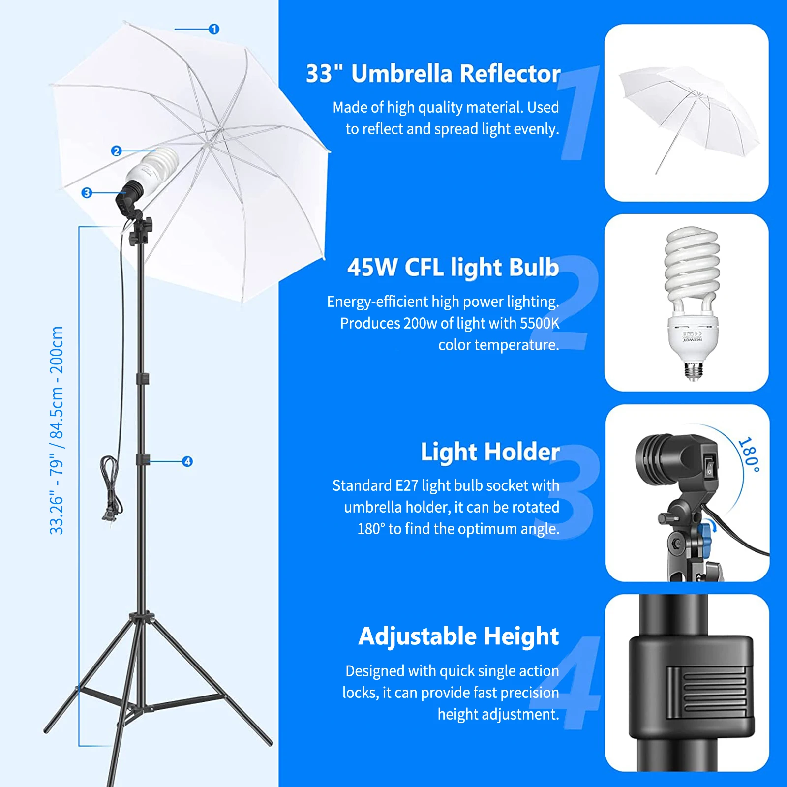 NEEWER Photography Lighting Ki – обзор и цена Photography Lighting Kit Neewer