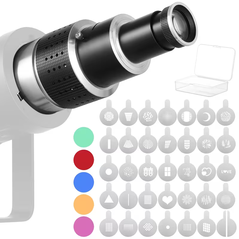 Bowens Mount Projector Attachm – обзор и цена Photography Lighting Kit Neewer