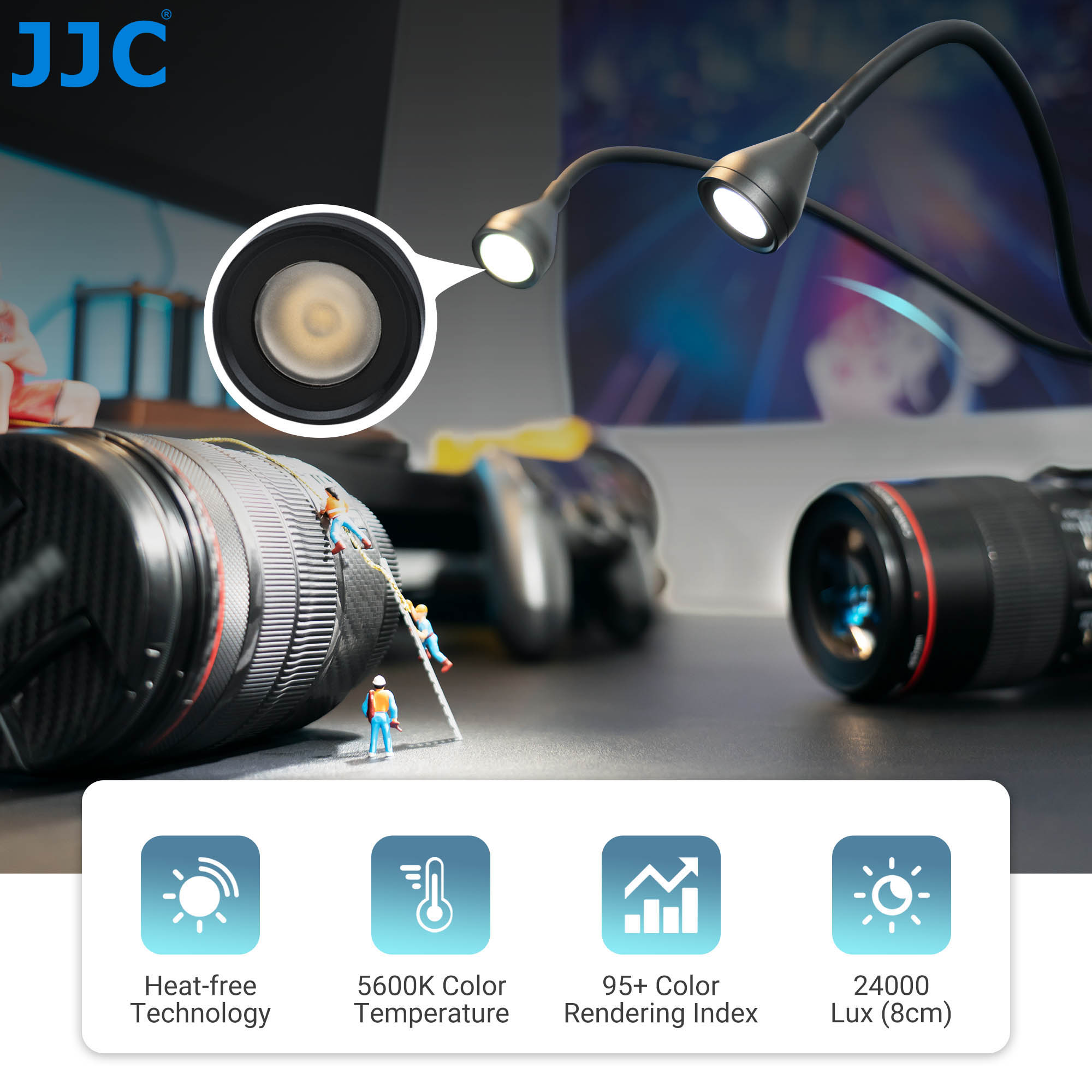 JJC LED Macro Arm Light with 1 – обзор и цена Flower Photography Led Lighting Pack