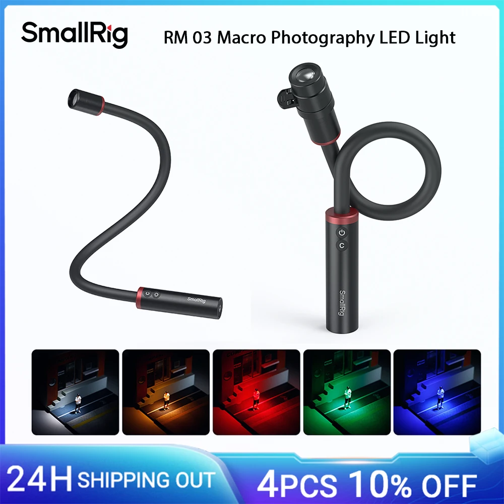 SmallRig RM 03 Macro Photograp – обзор и цена Flower Photography Led Lighting Pack