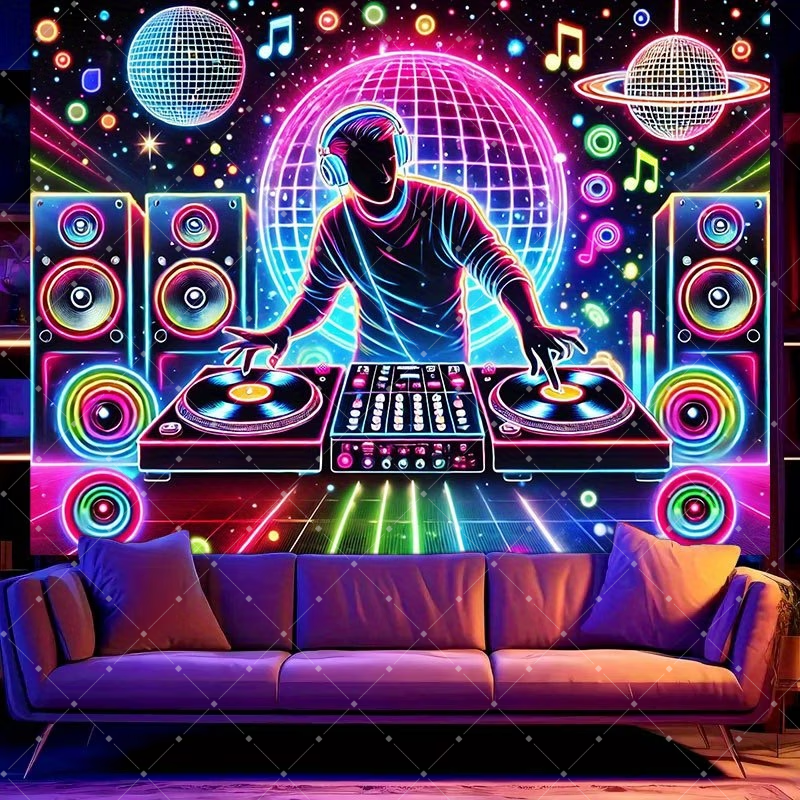 Hip Hop Music DJ Party Decorat – обзор и цена Photography Lighting Backdrop