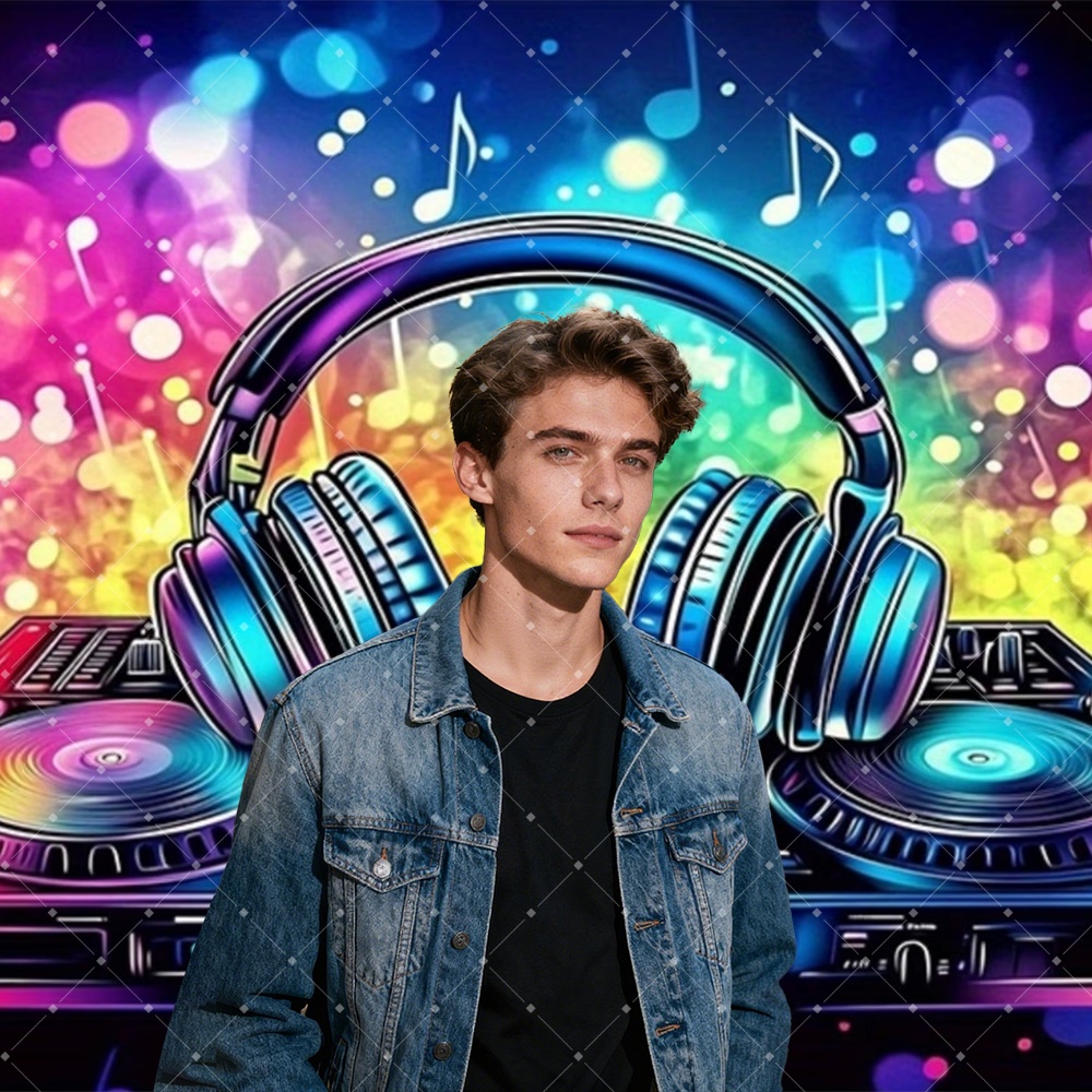 Hip Hop Music DJ Party Decorat – обзор и цена Photography Lighting Backdrop