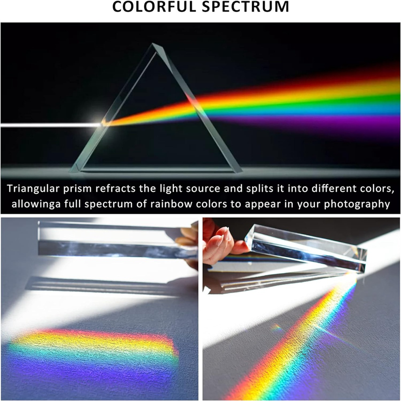 6Inch Optical Glass Triangular – обзор и цена Lighting Glass Photography
