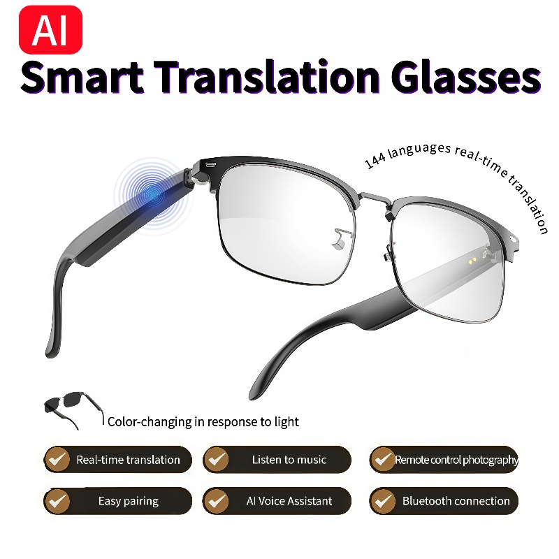 GS13 AI Smart Glasses Color-Ch – обзор и цена Photography Lighting Assistant