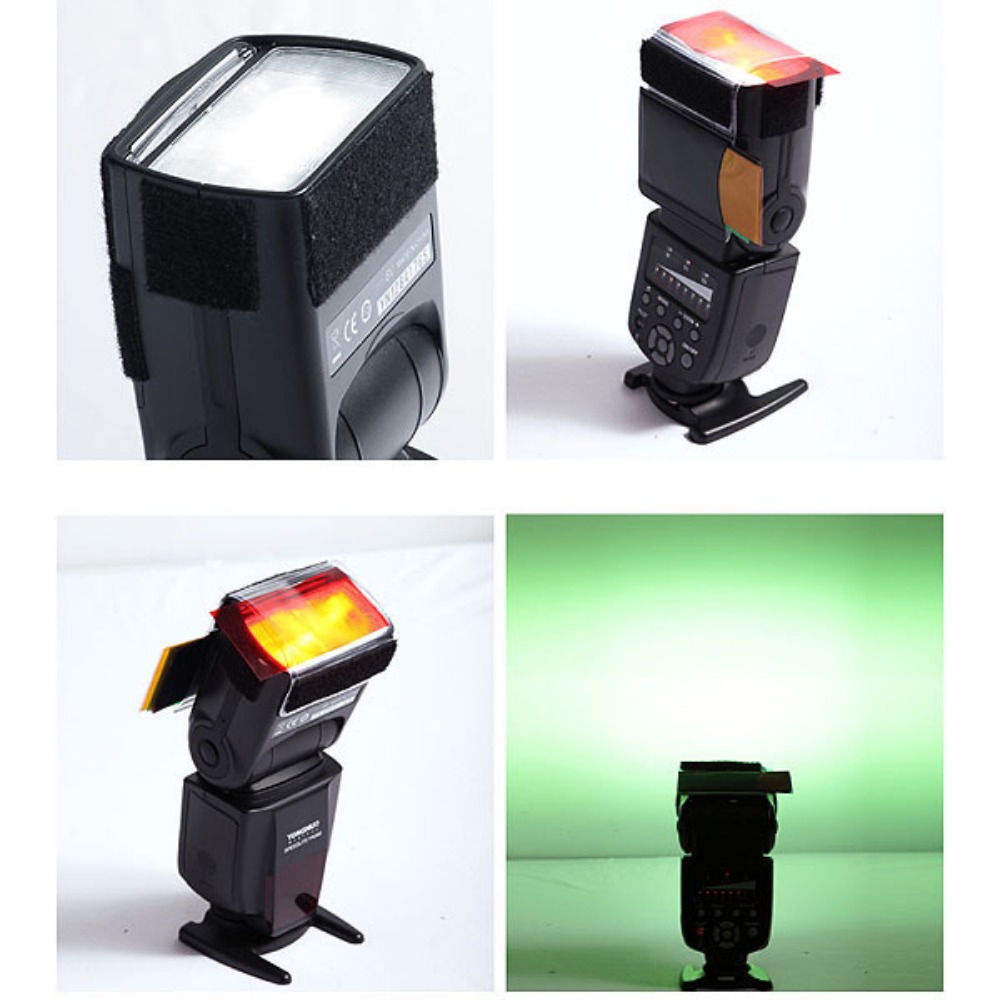 12 Colors Camera Flash Gels Li – обзор и цена Photography Lighting With Flash