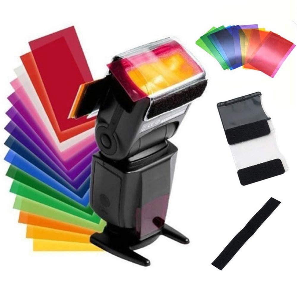 12 Colors Camera Flash Gels Li – обзор и цена Photography Lighting With Flash