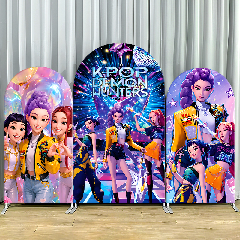 Kpop Demon Hunters Arch Backdr – обзор и цена Photography Lighting Backdrop