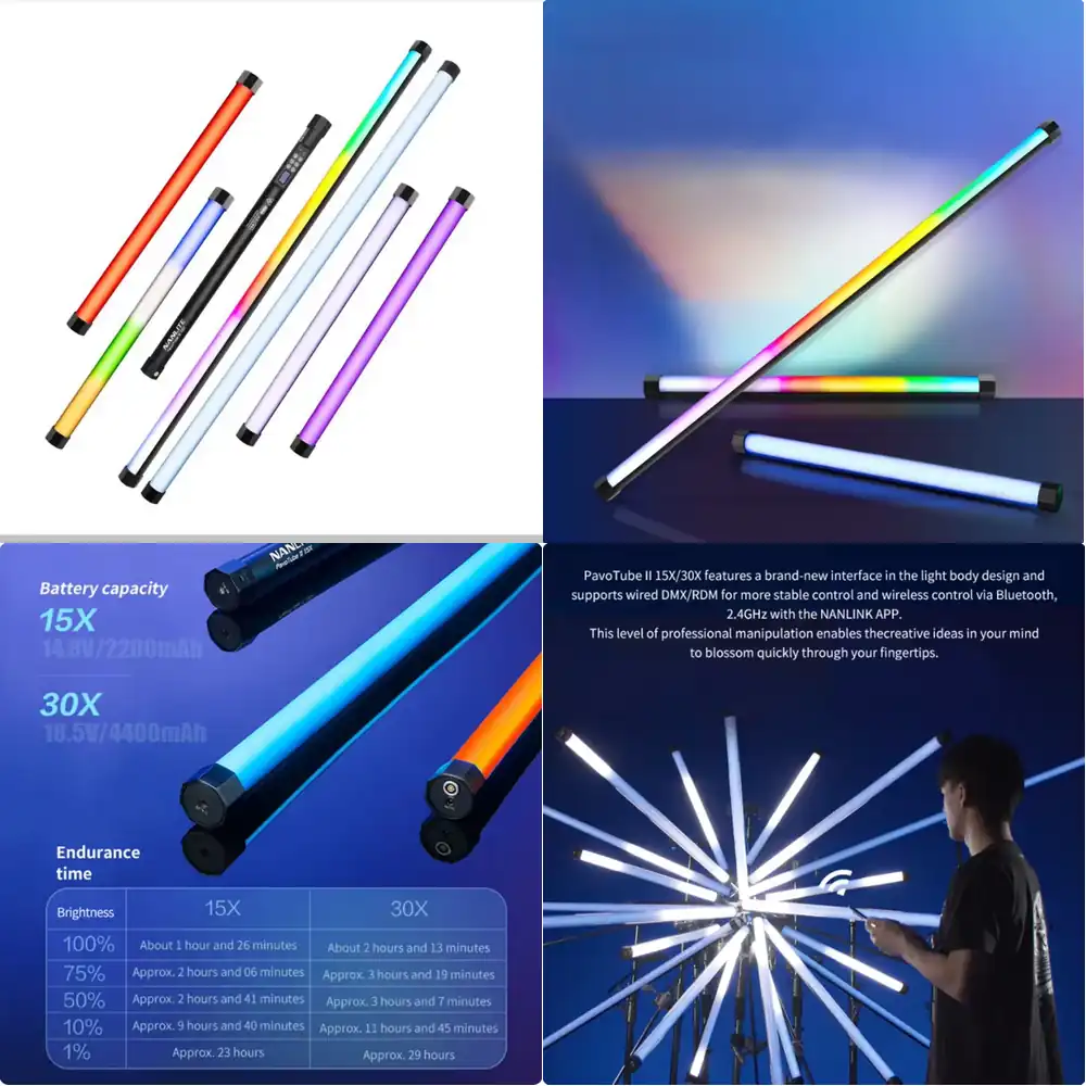 Nanguang Pavotube II 30X RGB P – обзор и цена Photography And Lighting
