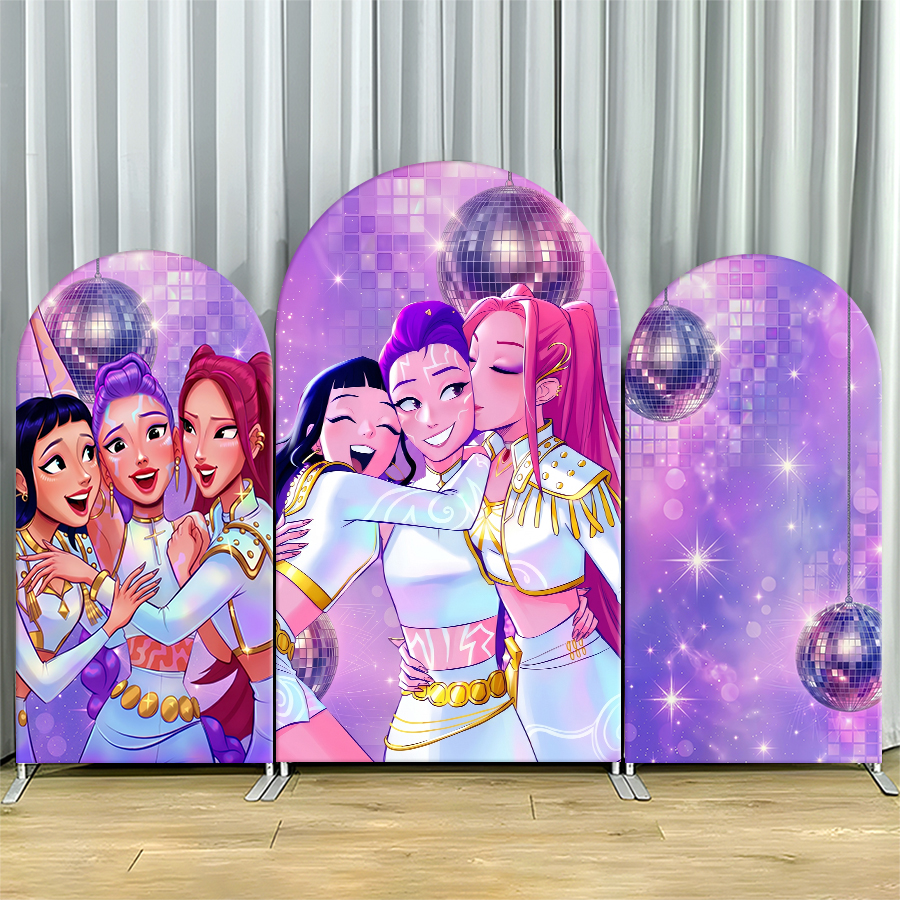 Kpop Demon Hunters Arch Backdr – обзор и цена Photography Lighting Backdrop