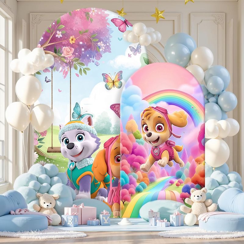 Paw Patrol Arch Backdrop Cover – обзор и цена Photography Lighting Backdrop