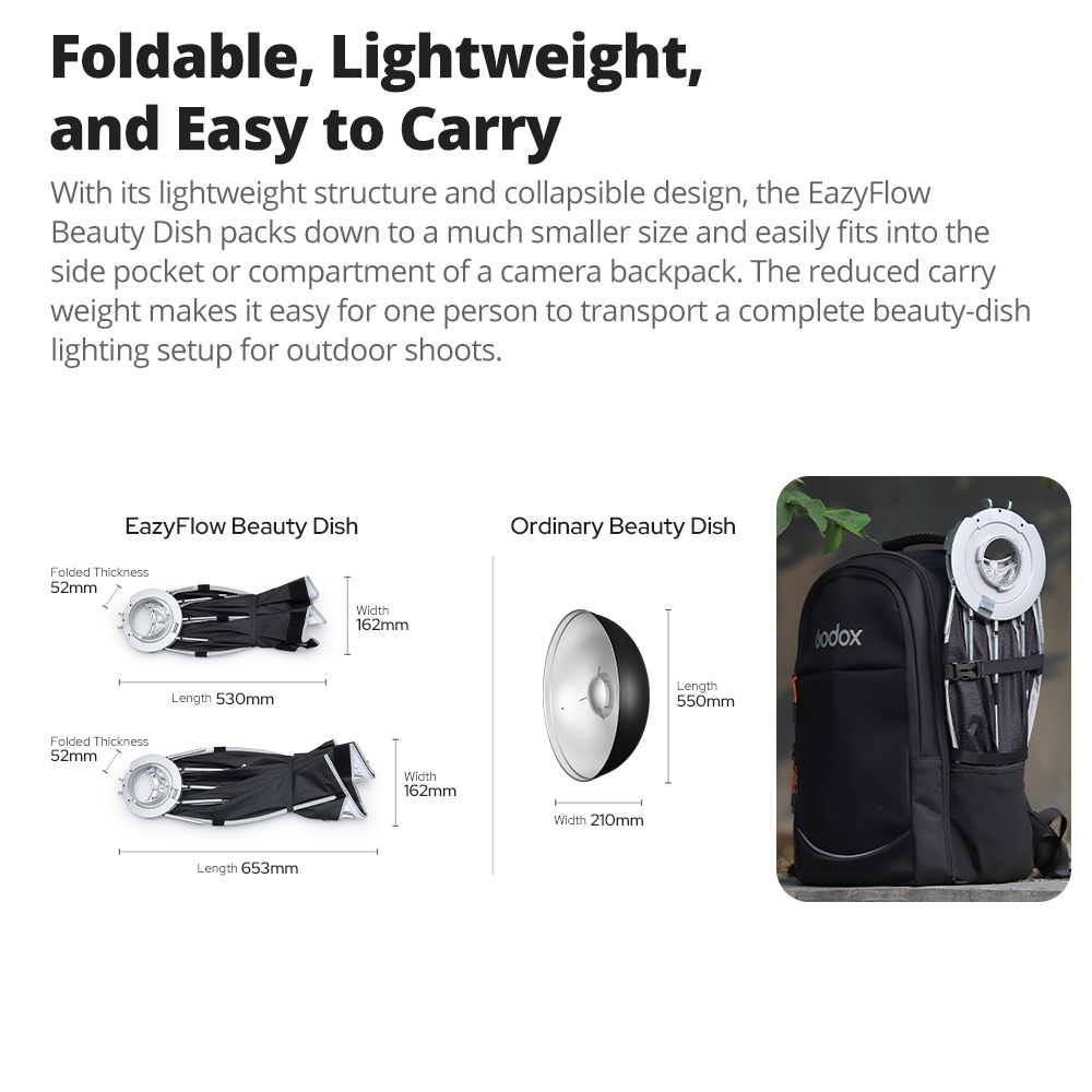 New Godox EazyFlow Beauty Dish – обзор и цена Photography Lighting With Flash