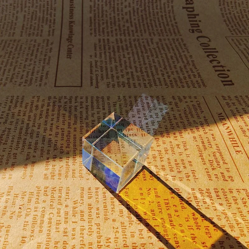 Glass Cube Dichroic Prism X-Cu – обзор и цена Lighting Glass Photography