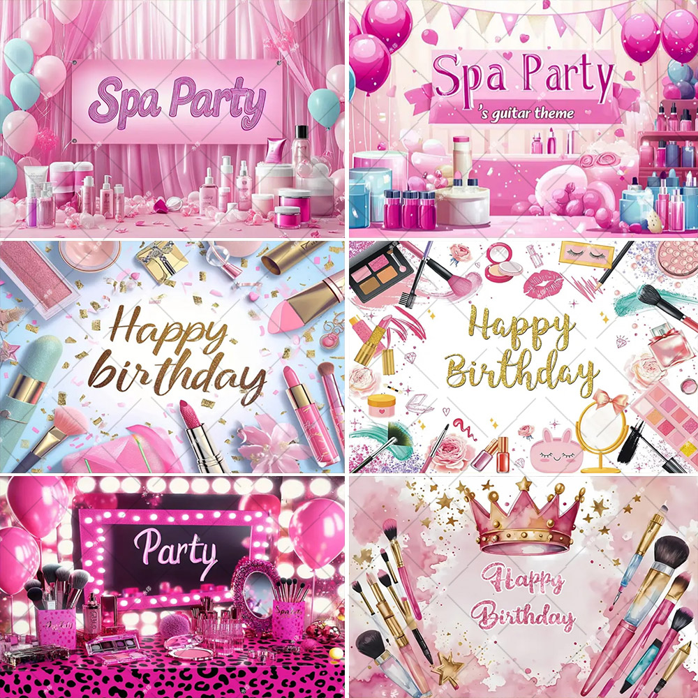 Pink Beauty Makeup Spa Theme S – обзор и цена Photography Lighting Backdrop