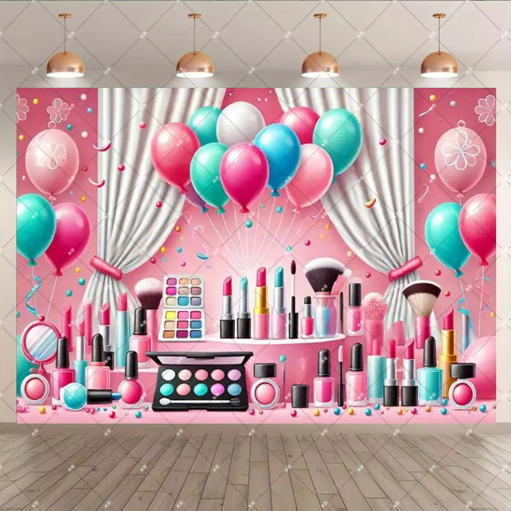 Pink Beauty Makeup Spa Theme S – обзор и цена Photography Lighting Backdrop