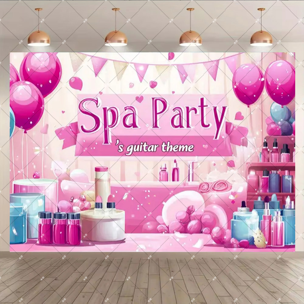 Pink Beauty Makeup Spa Theme S – обзор и цена Photography Lighting Backdrop