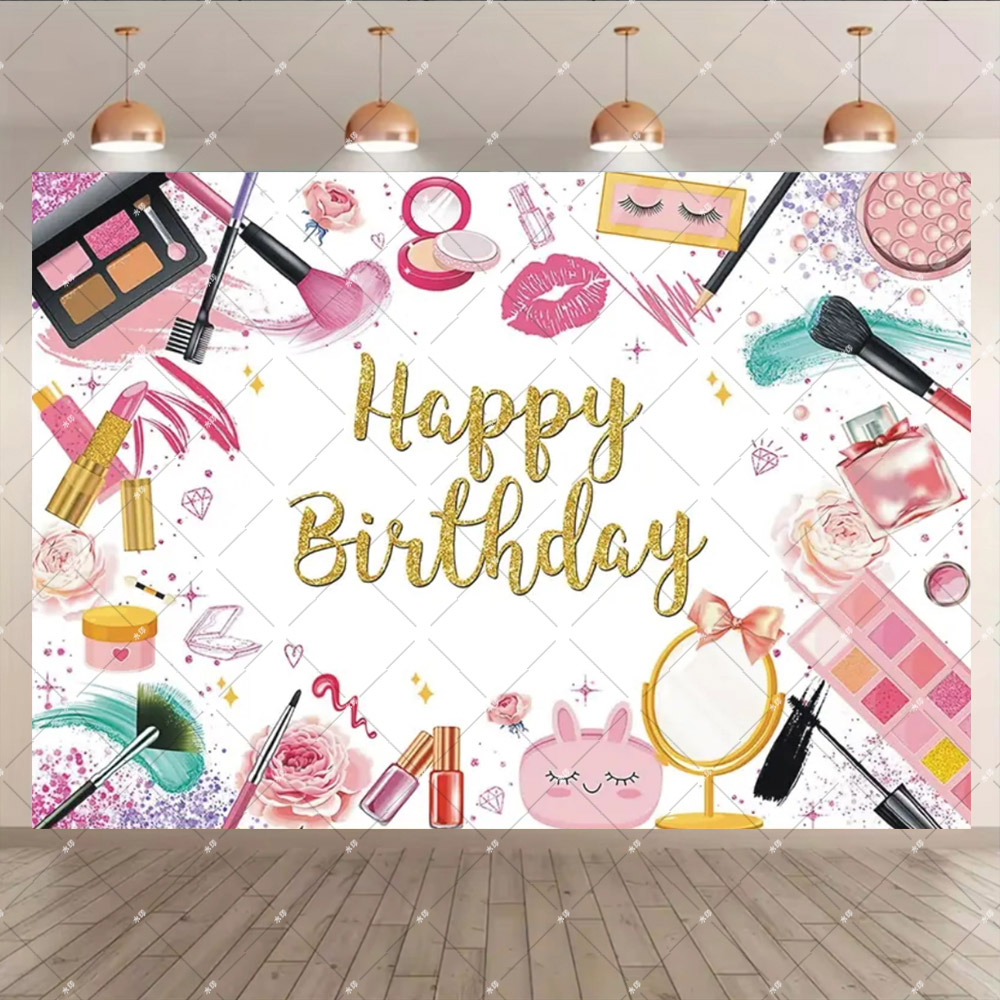 Pink Beauty Makeup Spa Theme S – обзор и цена Photography Lighting Backdrop