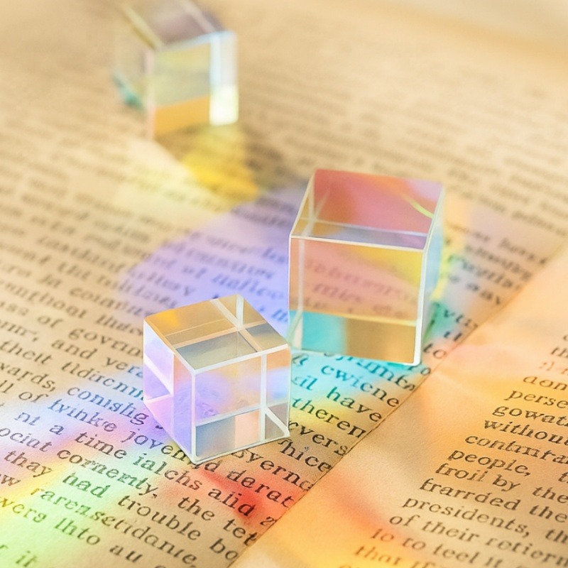Glass Cube Dichroic Prism X-Cu – обзор и цена Lighting Glass Photography
