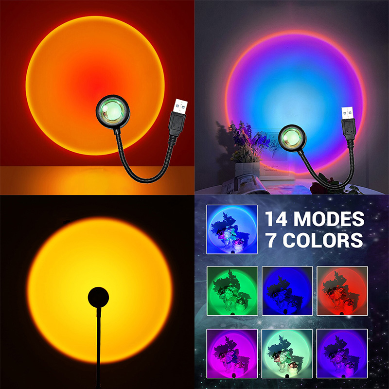ZK40 LED Sunset Lamp Nightligh – обзор и цена Photography Lighting Mood