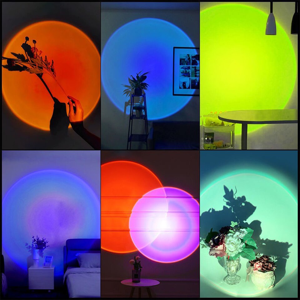 ZK40 LED Sunset Lamp Nightligh – обзор и цена Photography Lighting Mood