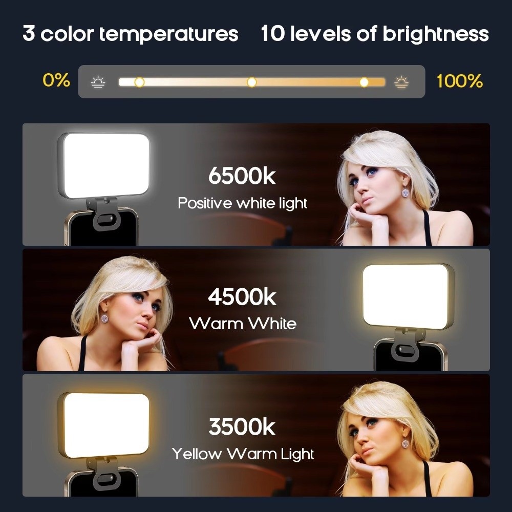 800/1000mAh LED Selfie Light U – обзор и цена Photography Lighting With Flash