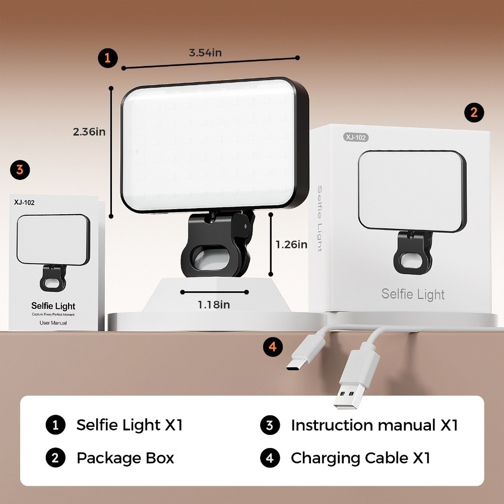 800/1000mAh LED Selfie Light U – обзор и цена Photography Lighting With Flash