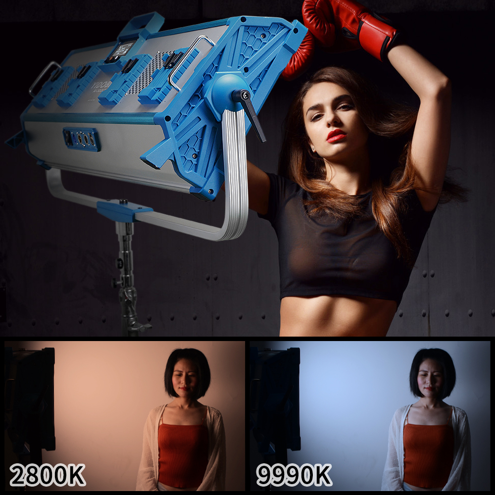 RGBW full color 500W aluminum  – обзор и цена Photography Lighting Ai