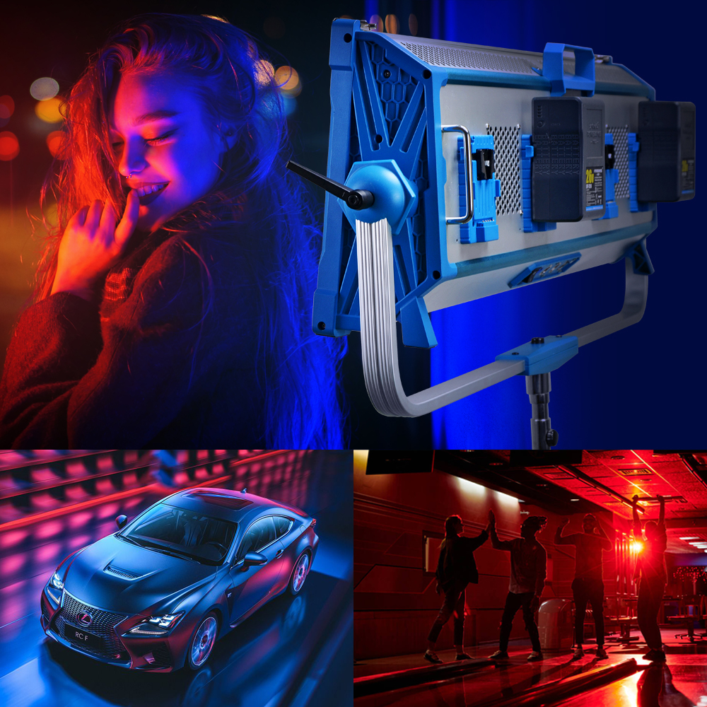 RGBW full color 500W aluminum  – обзор и цена Photography Lighting Ai