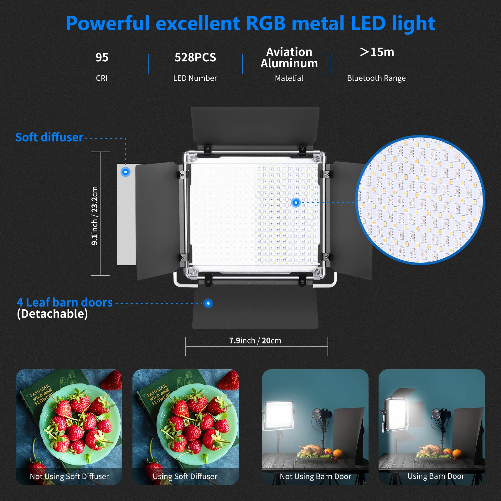 Neewer 2/3 Packs 530 RGB Led L – обзор и цена Photography Lighting Kit Neewer